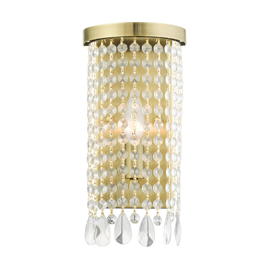 Antique Brass ADA Sconce D3179