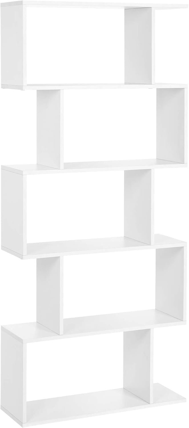 Rustic Brown 5-Tier Freestanding Bookcase N493483