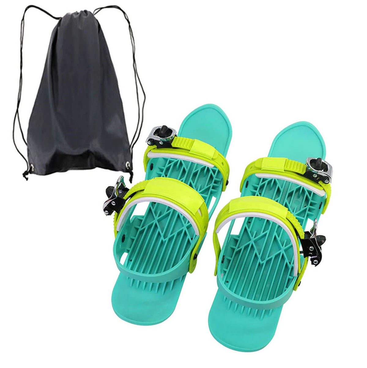 Mini Short Ski Skates Attach to Skis Boots T597