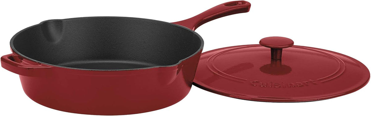 Enameled Cast Iron 12-Inch Chicken Fryer with Cover Y135