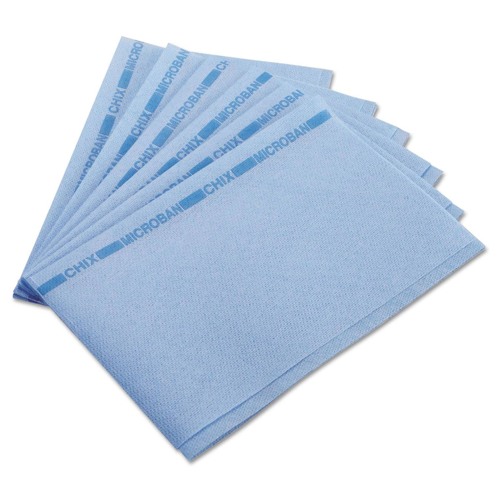 Blue 13 x 21 Food Service Towels, 150/Carton T564409