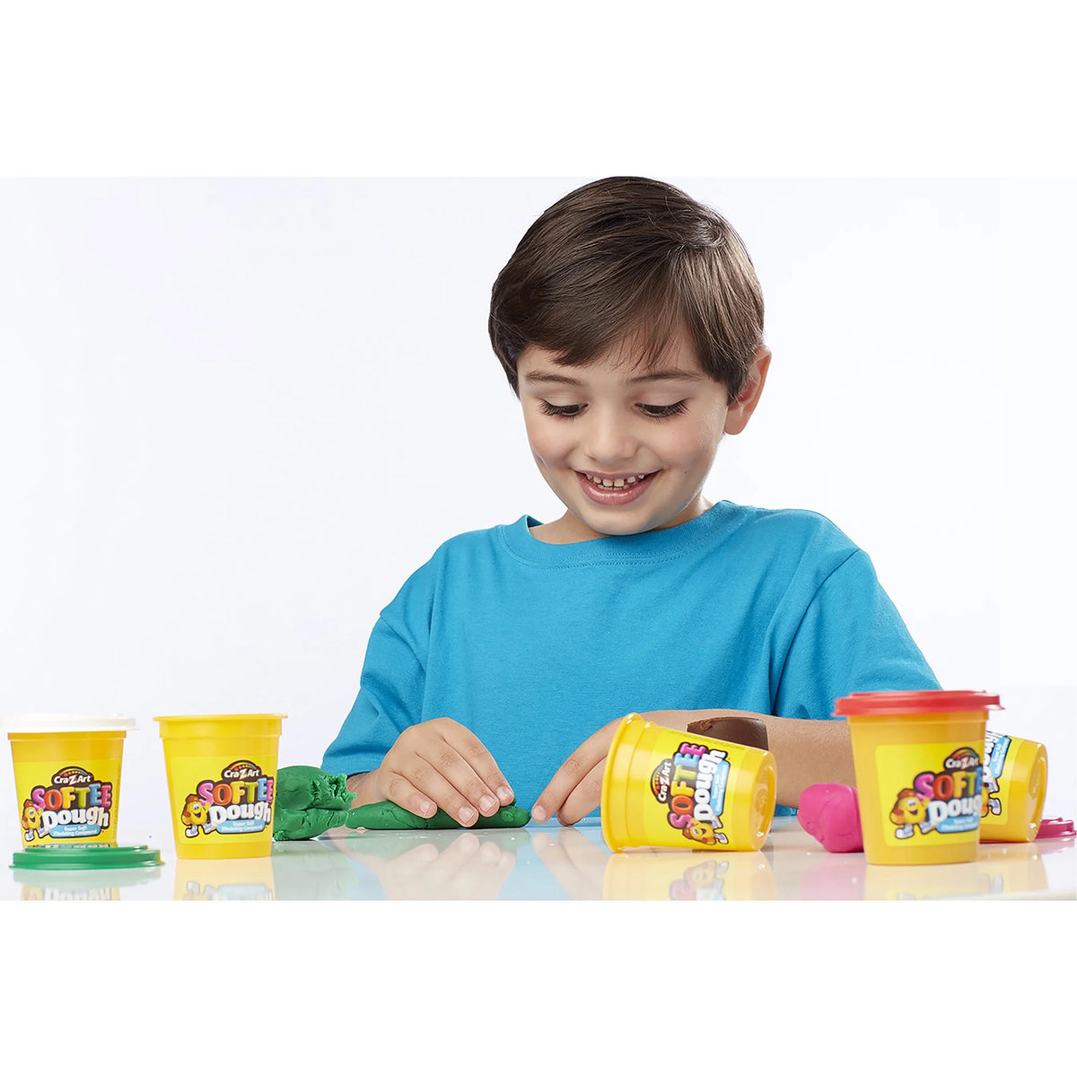 Assorted Colors Softee Dough 10 Cans N5395