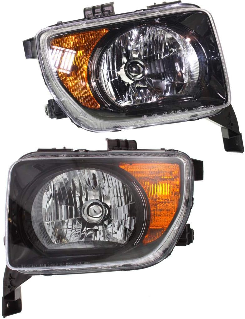 Pair Headlights Assembly Unit for Honda Element EX/LX Z37445