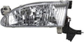 Headlight Assembly for Toyota Corolla 1998 1999 2000 Driver Side with Bulbs Pack of 2 B9668