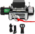 13000-lb. 12V Electric Winch Kit with Steel Cable and Roller Fairlead Q9209
