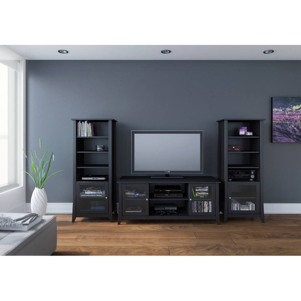 Tuxedo Black Curio Cabinet O90726