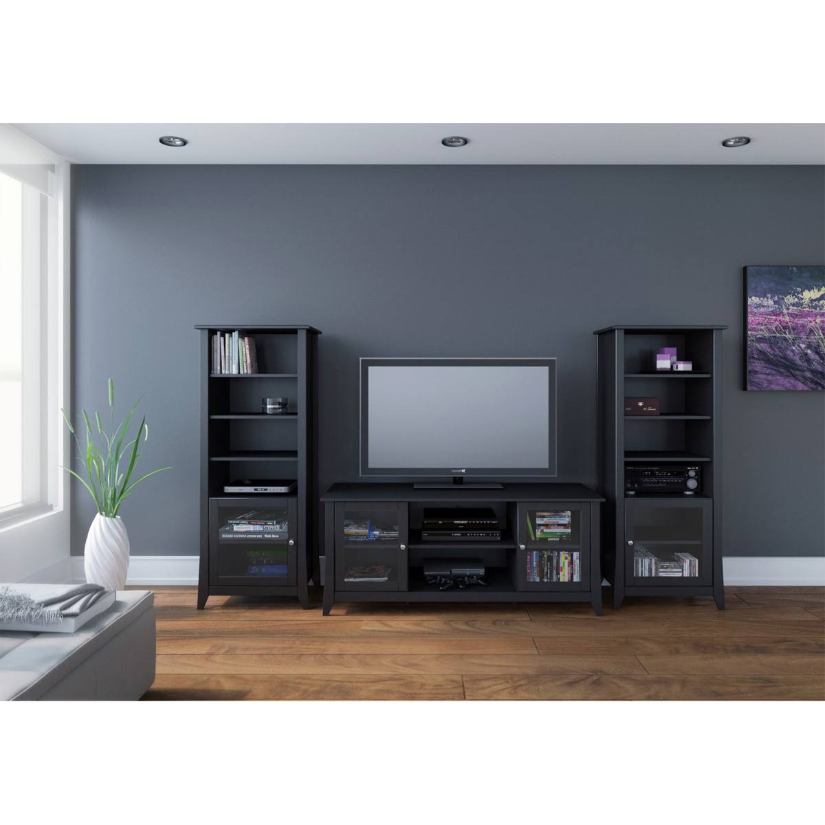 Tuxedo Black Curio Cabinet O90726