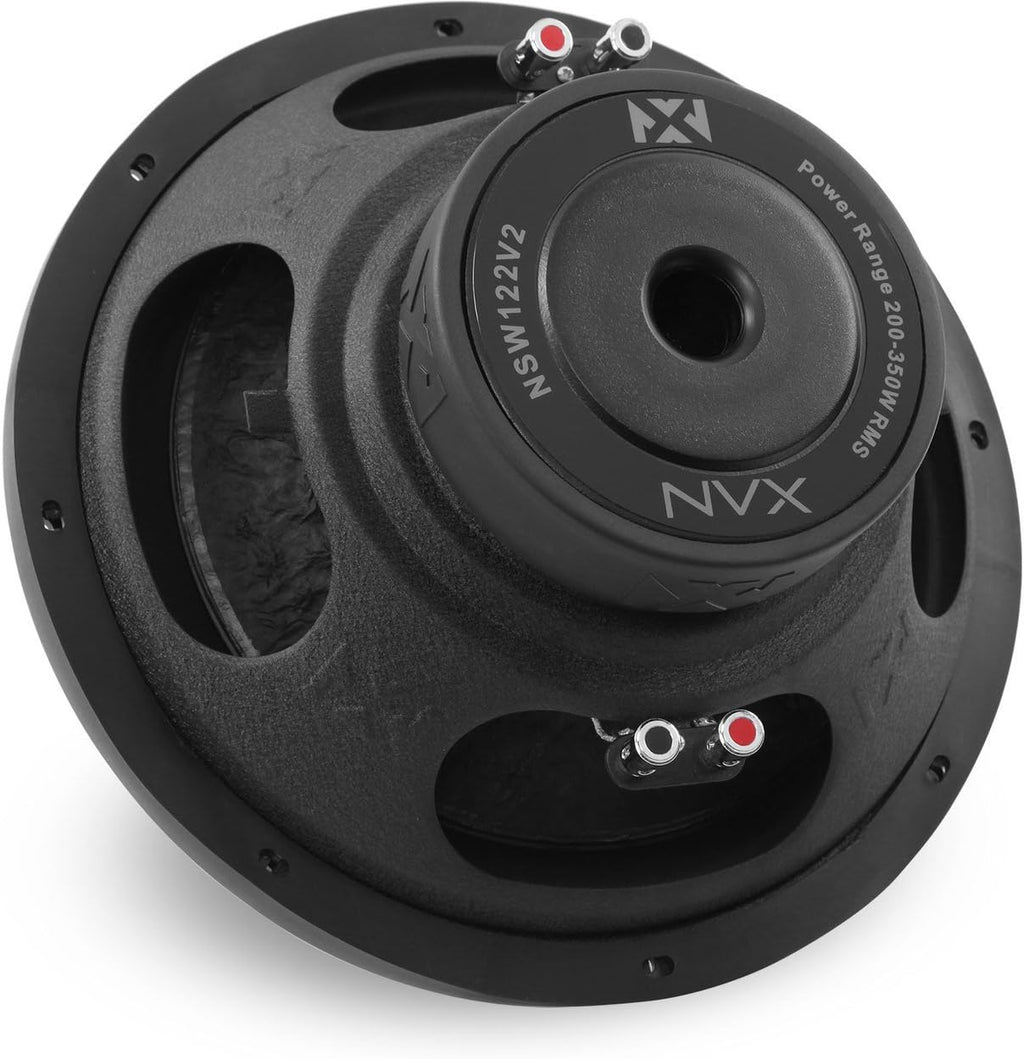 12 inch Dual 2-Ohm 350 watt Car Subwoofer Pack of 2 Y15316