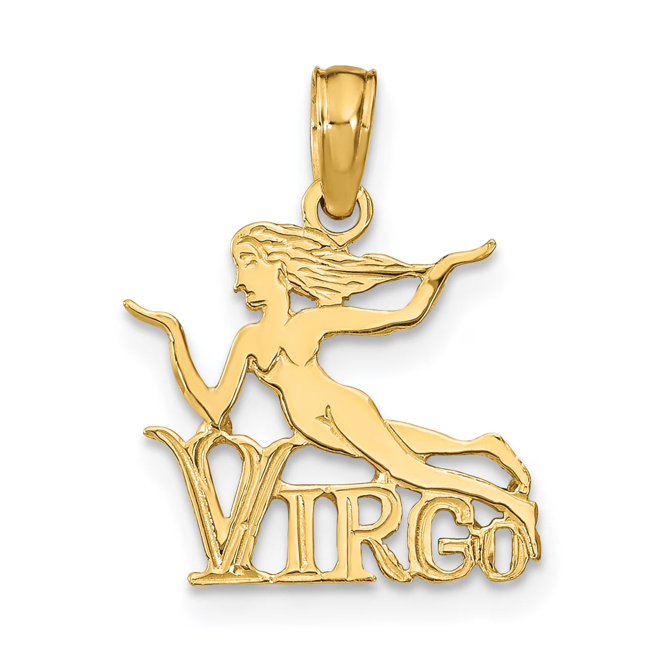 10K Yellow Gold Virgo Charm R986143