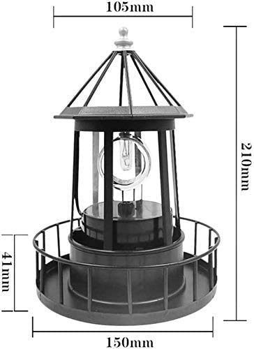 Black Solar LED Hanging Lantern S240727
