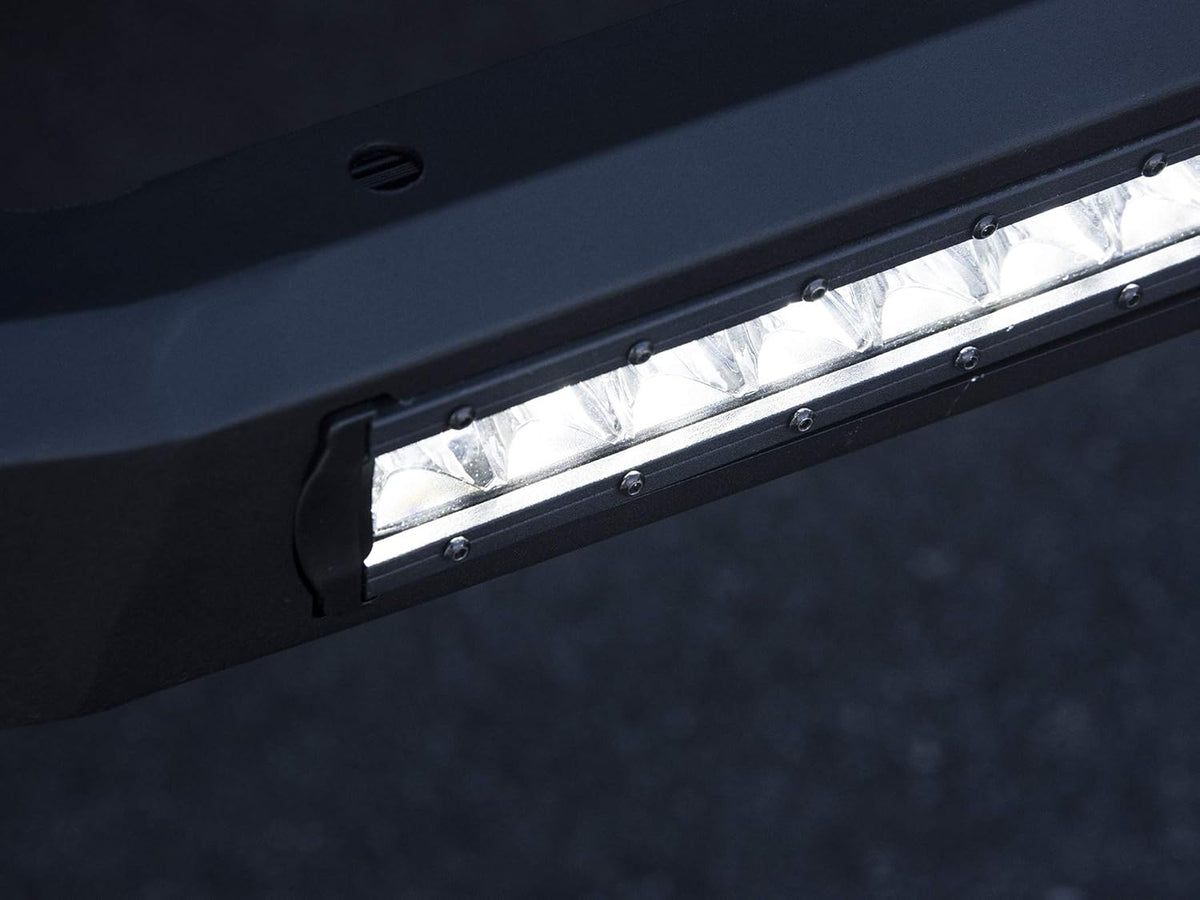 Matte Black Bull Bar with LED S5046