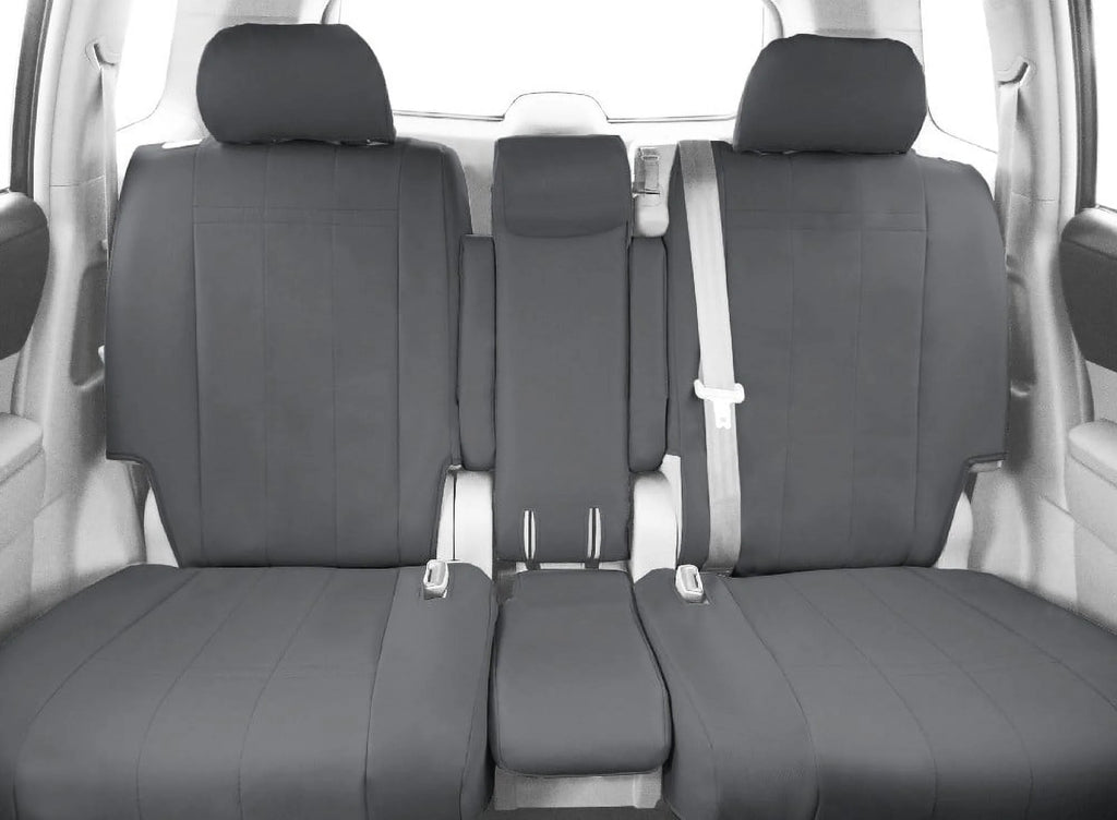 Front 40/20/40 Split Bench DuraPlus Seat Covers Light Grey Insert and Trim Y4206