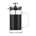 10oz Double Walled French Coffee Maker Borosilicate Glass Coffee Pot with Stainless Steel Filter Y81792