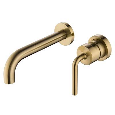 Wall Mounted Bathroom Faucet Gold U219