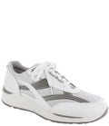 White 6 Wide Mesh Shoes I8925