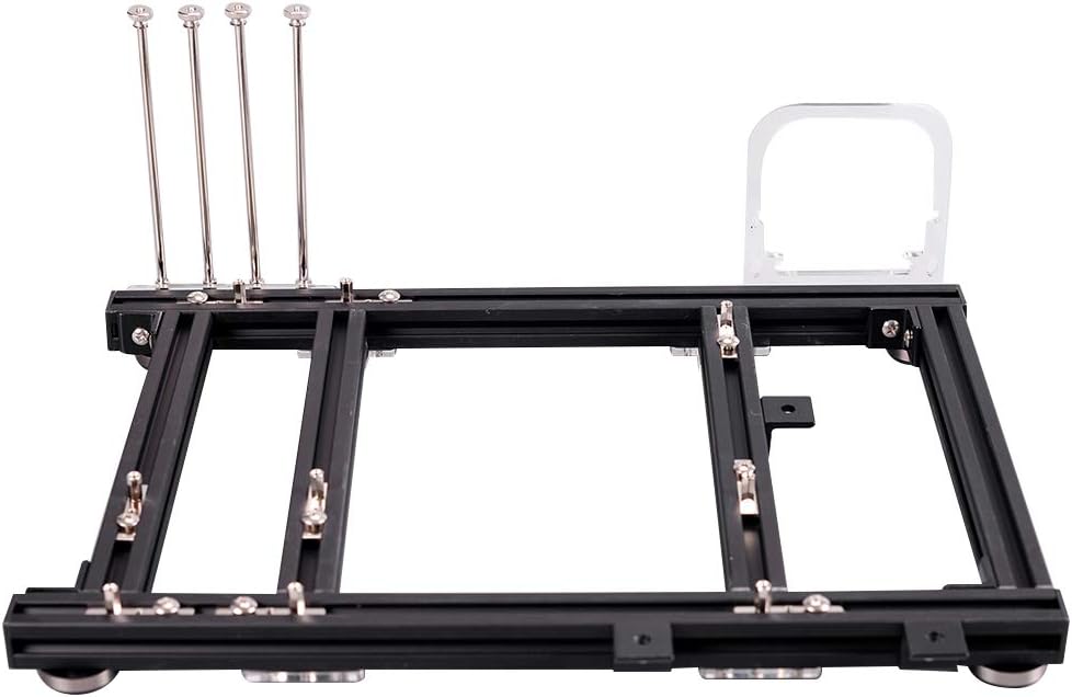 Black Aluminum Open Air PC Test Bench Pack of 2 T219271