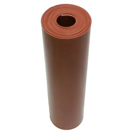 Red SBR Sheet 1/16 x 22 x 3 ft W x 8 ft L Y2465