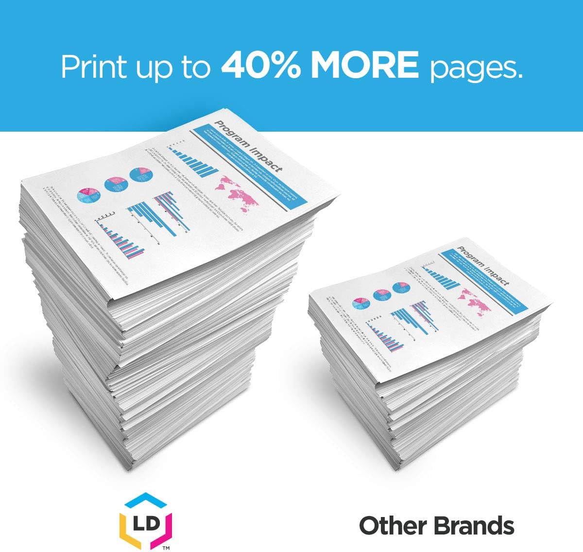 Set of 6 High Yield Ink Cartridges V9551