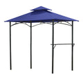 True Navy Replacement Canopy Top Cover for 8' X 5' BBQ Gazebo Z7050