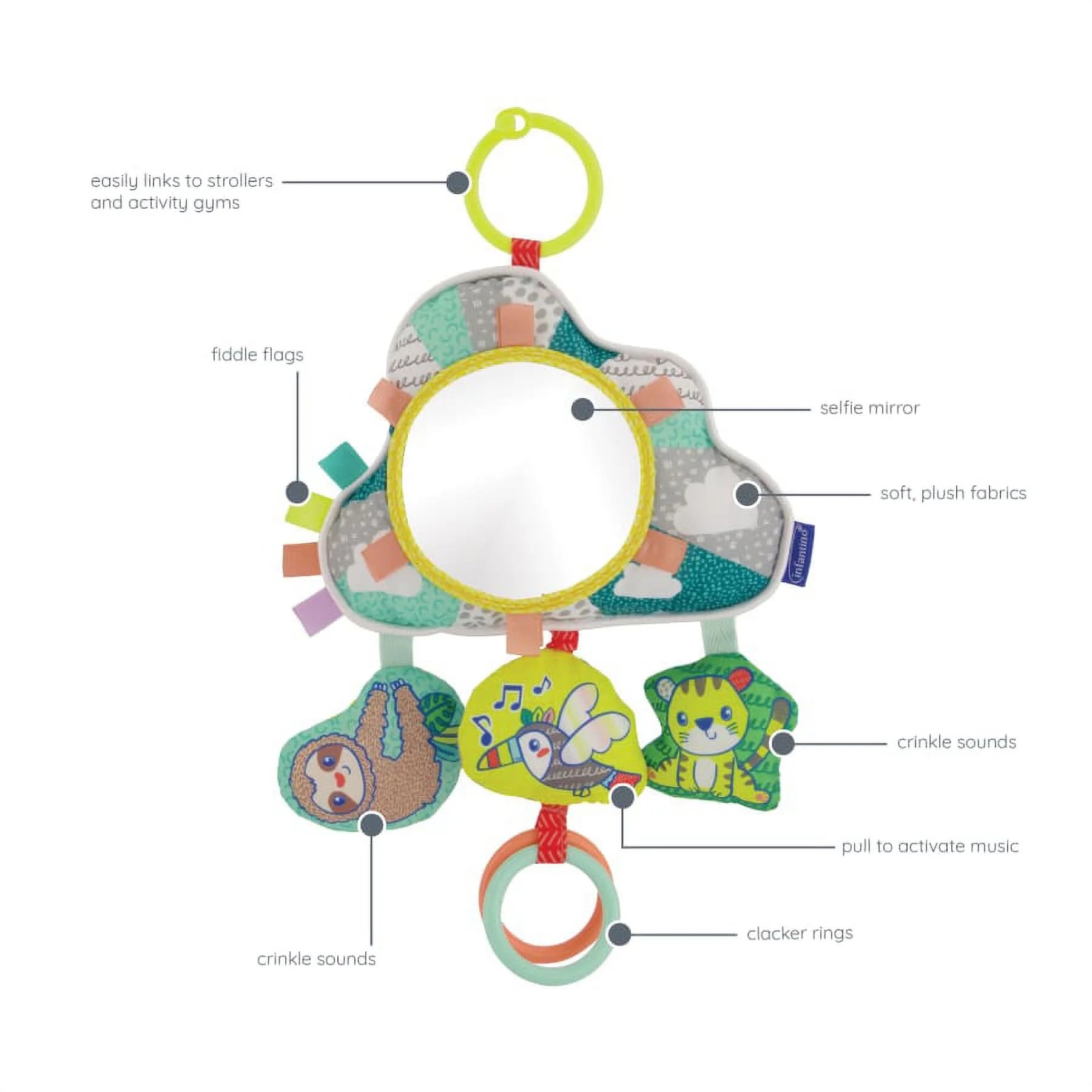Multicolor Hanging Baby Toy Y662