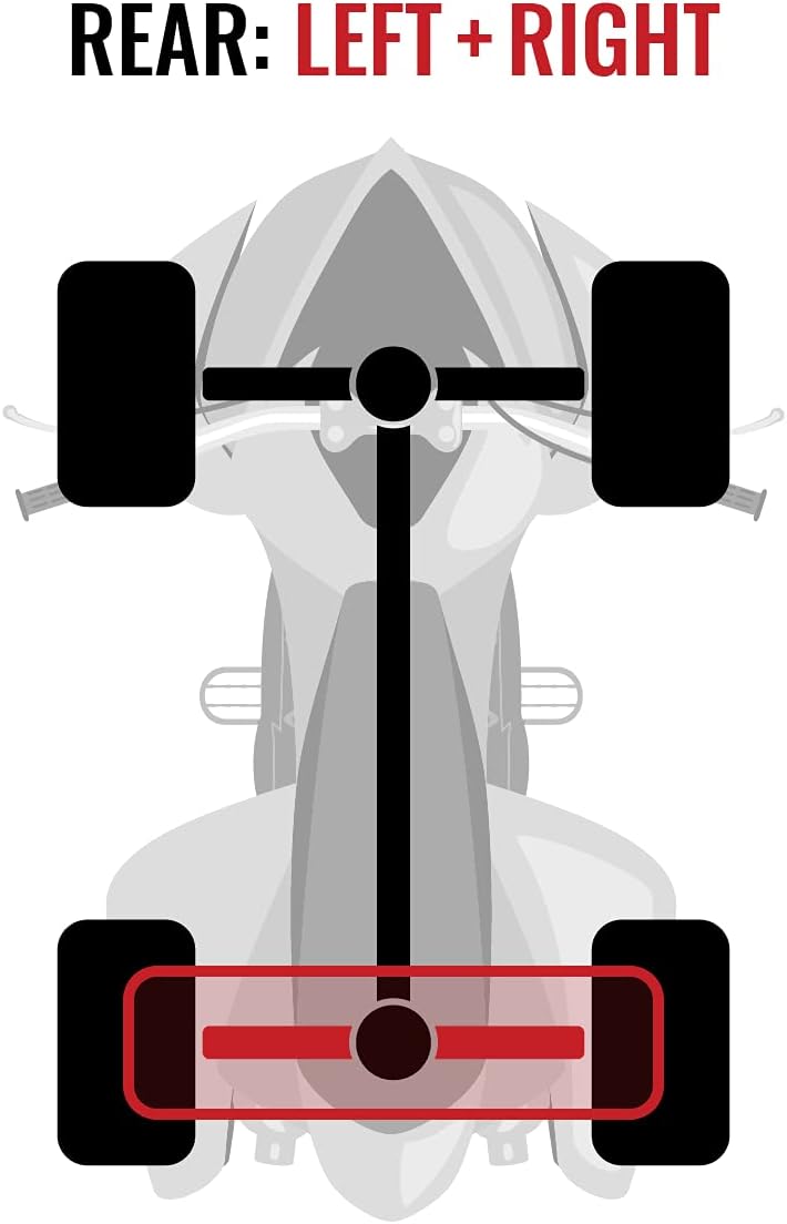 Rear Left Right Axles XT Pair Complete Side K58382