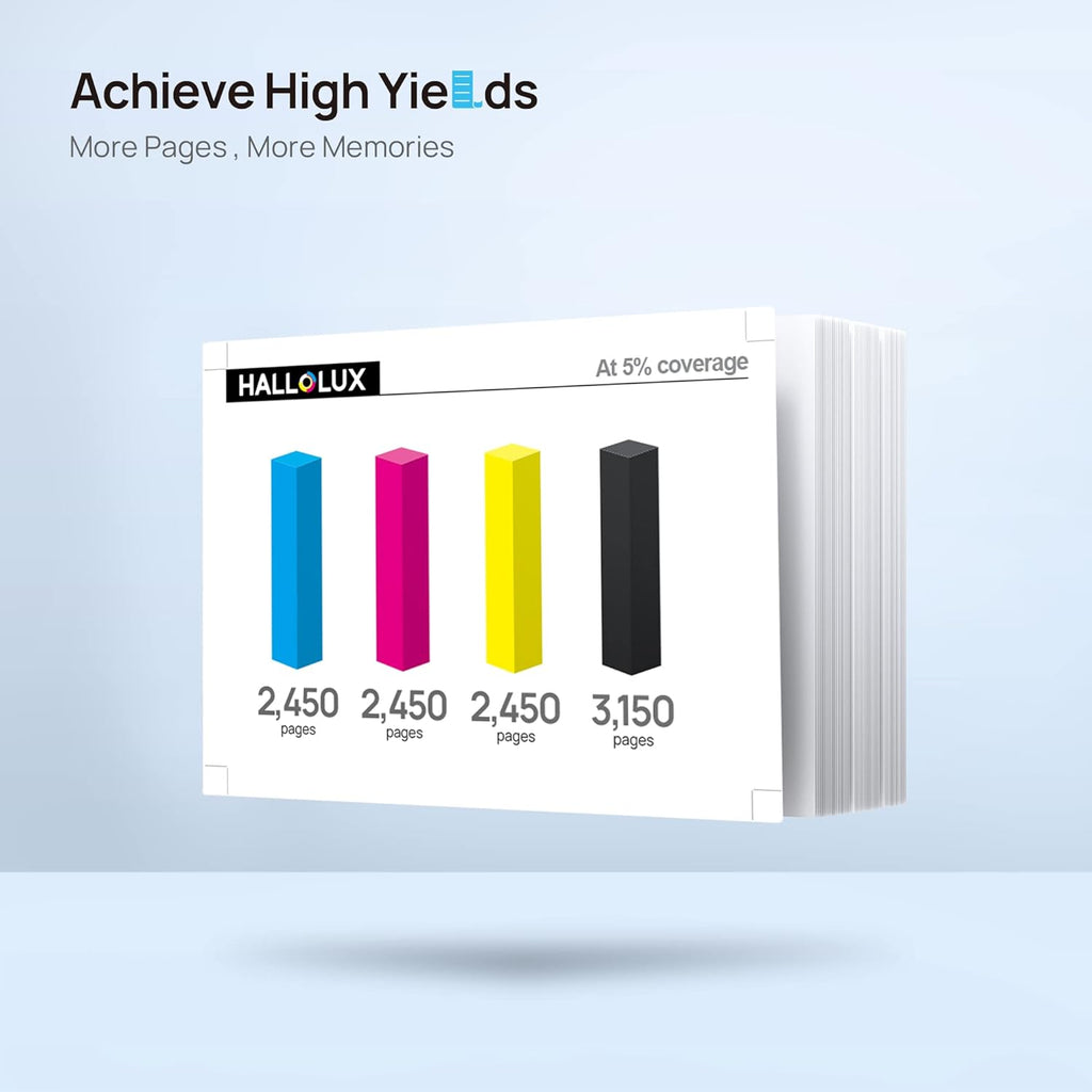 4 Pack High Yield Toner Cartridge E68526