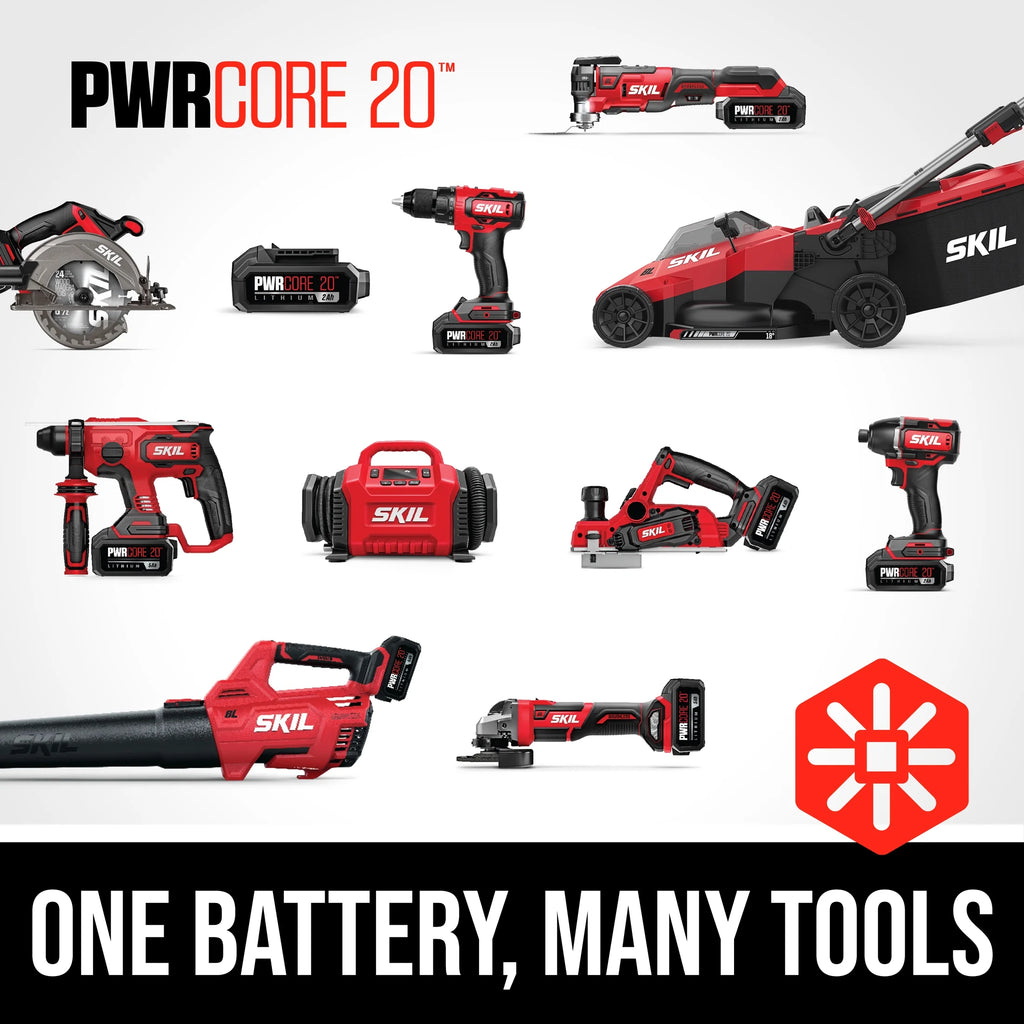 20V Cordless 1/4'' Hex Impact Driver Kit with 2.0Ah Battery & Charger J546