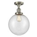 Brushed Satin Nickel Semi-Flush Mount Light M8193