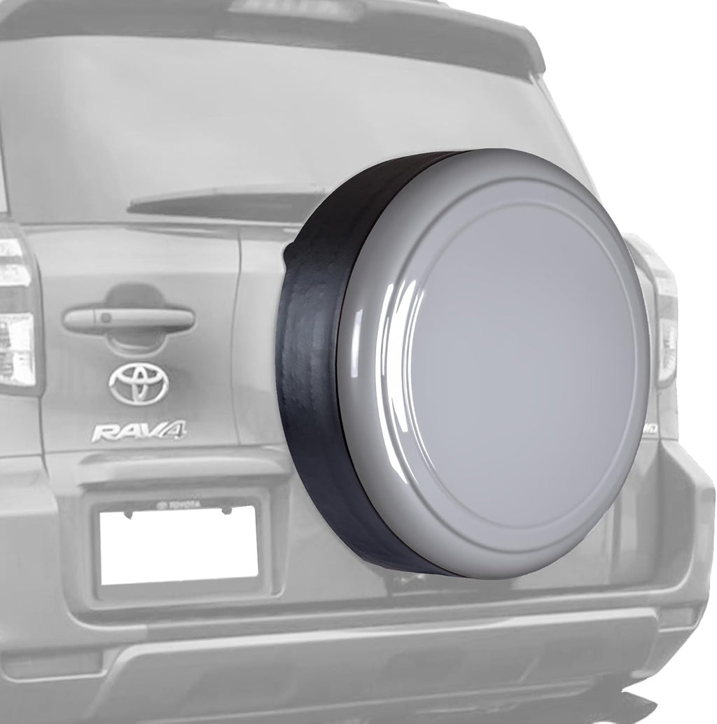 Beige Metallic Rigid Tire Cover for Toyota RAV4 Z69581