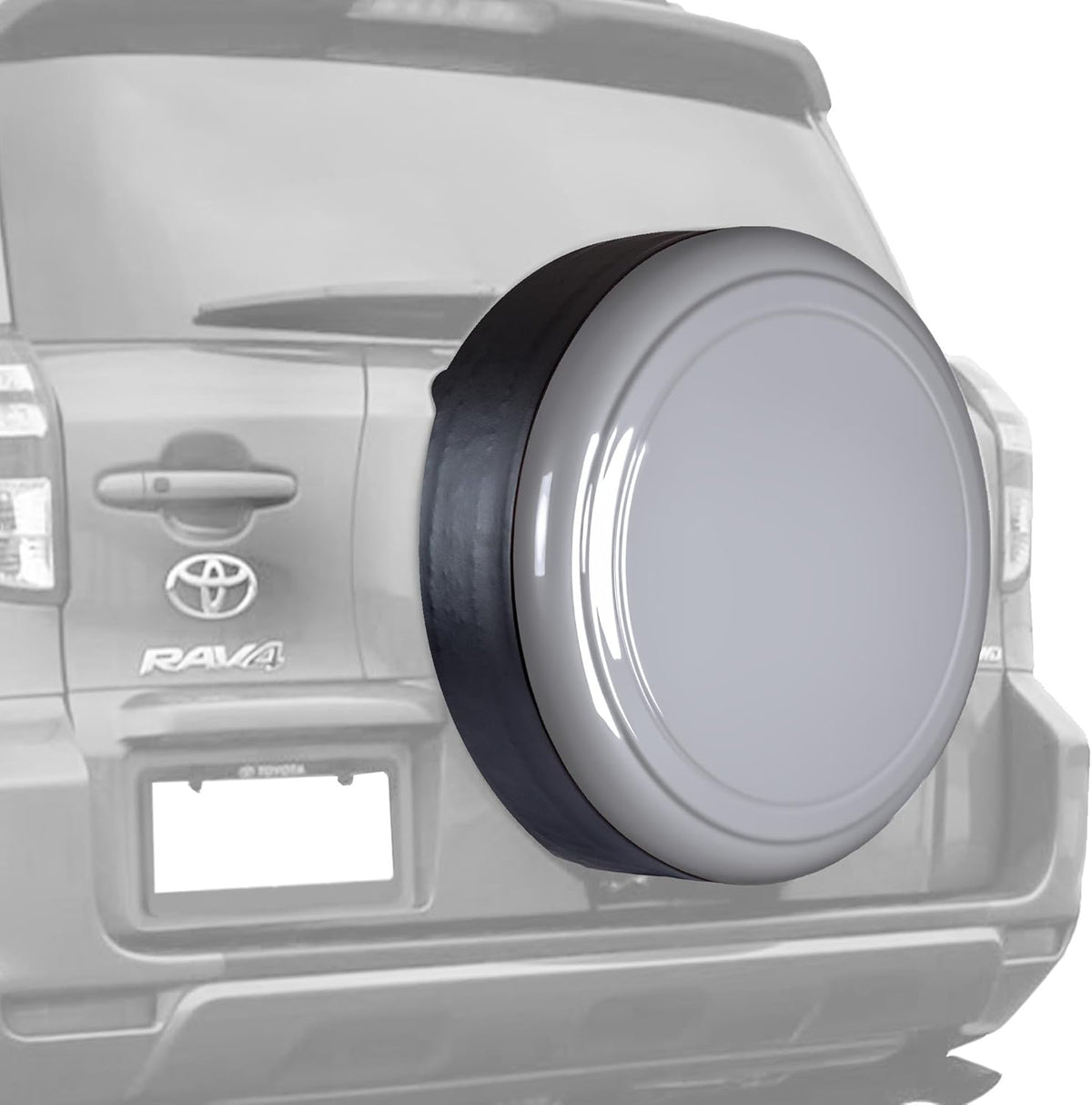 Beige Metallic Rigid Tire Cover for Toyota RAV4 Z69581