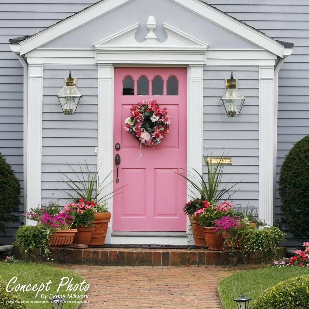 Raised Panel PVC Pilaster with Capital and Base (Pair) W517