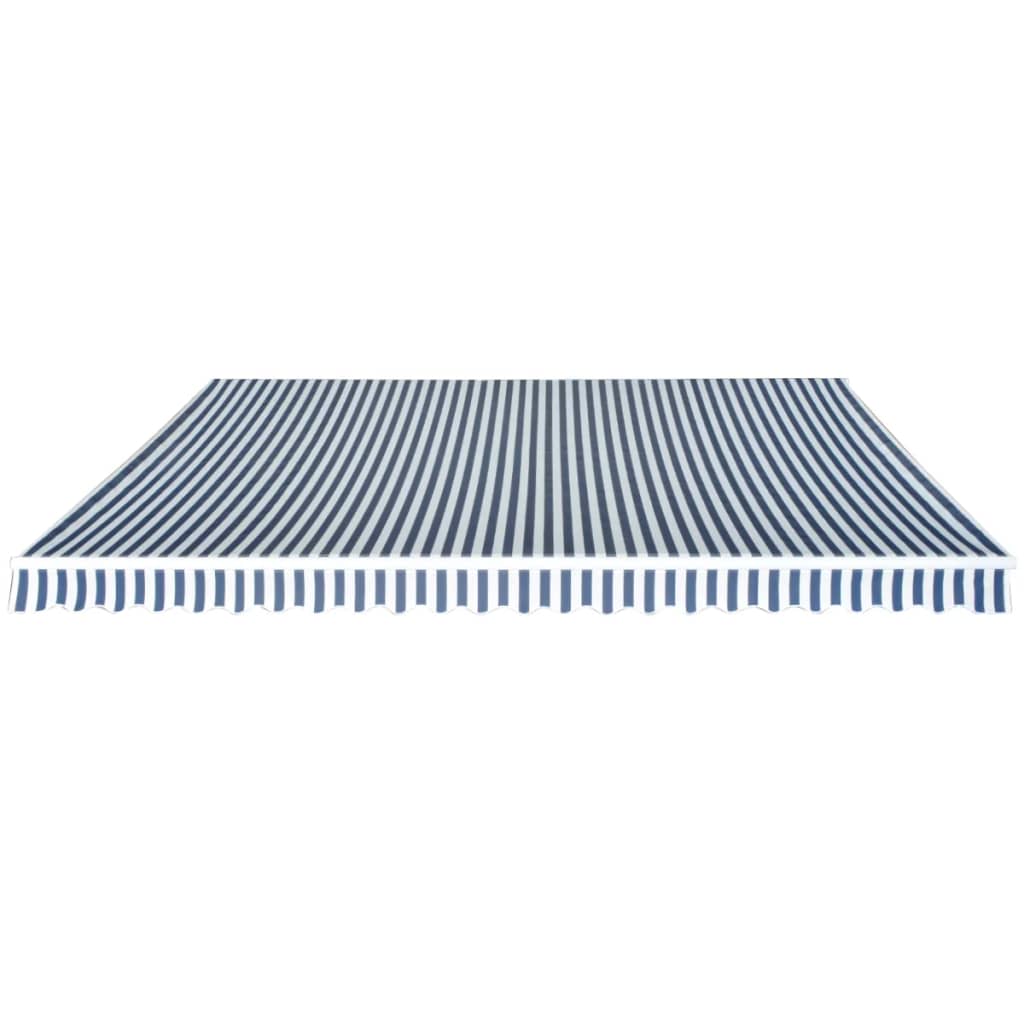 Blue/White Folding Awning G500