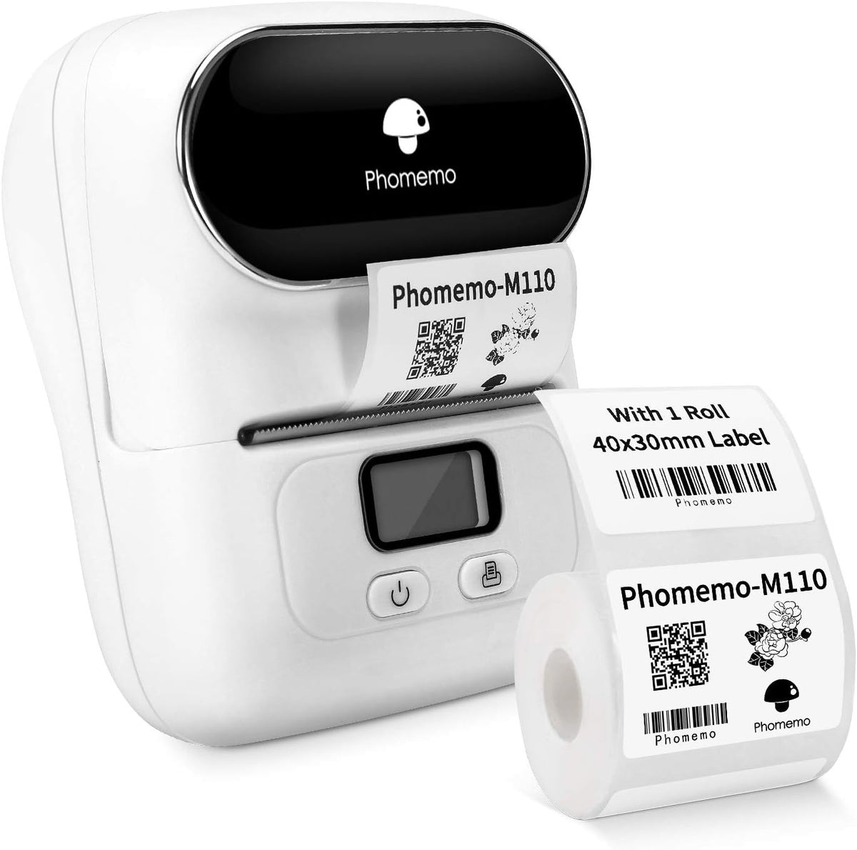 White Bluetooth Label Maker Machine X777362