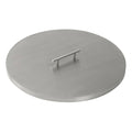 Stainless Steel Cover for 25x22 Round Drop-in Fire Pit Pan B40387