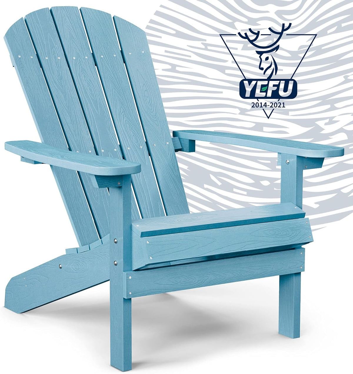 Black Plastic Adirondack Chair C84376