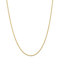 14kt Yellow Gold 20 inch Rope Chain V8007