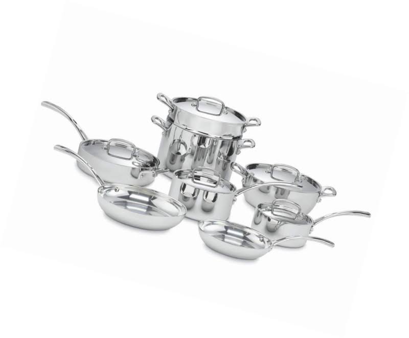13-Piece Tri-Ply Stainless Cookware Set X200