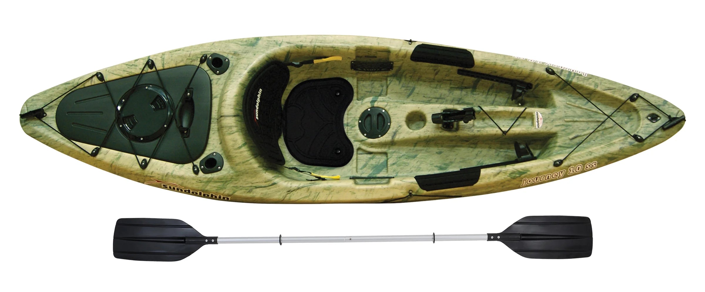 Grass Sit-on Angler Kayak, Paddle Included Y665856