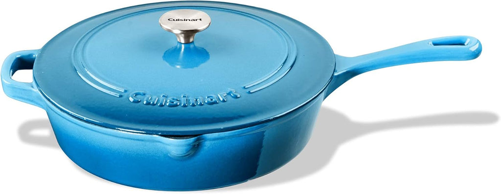 Enameled Cast Iron 12-Inch Chicken Fryer with Cover Y135