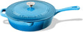 Enameled Cast Iron 12-Inch Chicken Fryer with Cover Y135