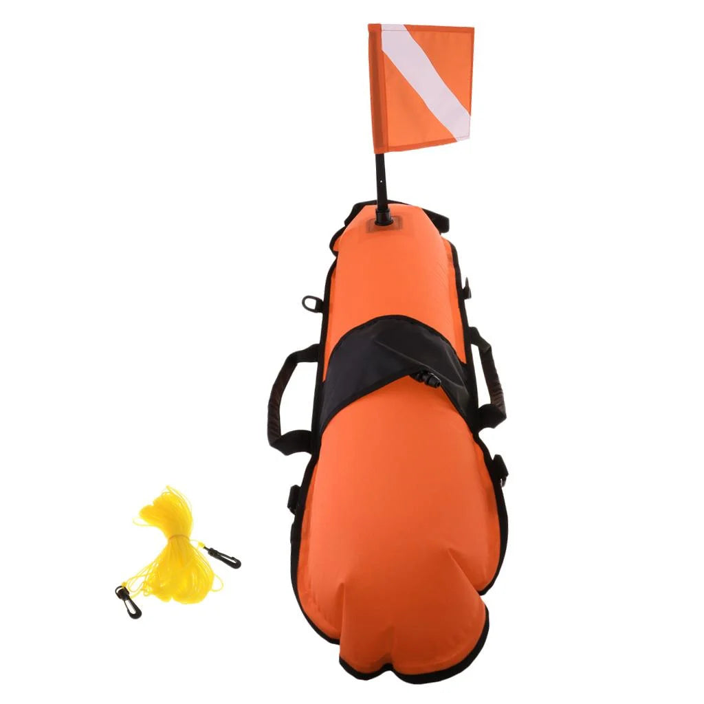 Inflatable Signal Float Marker Buoy with Dive Tow Line B508