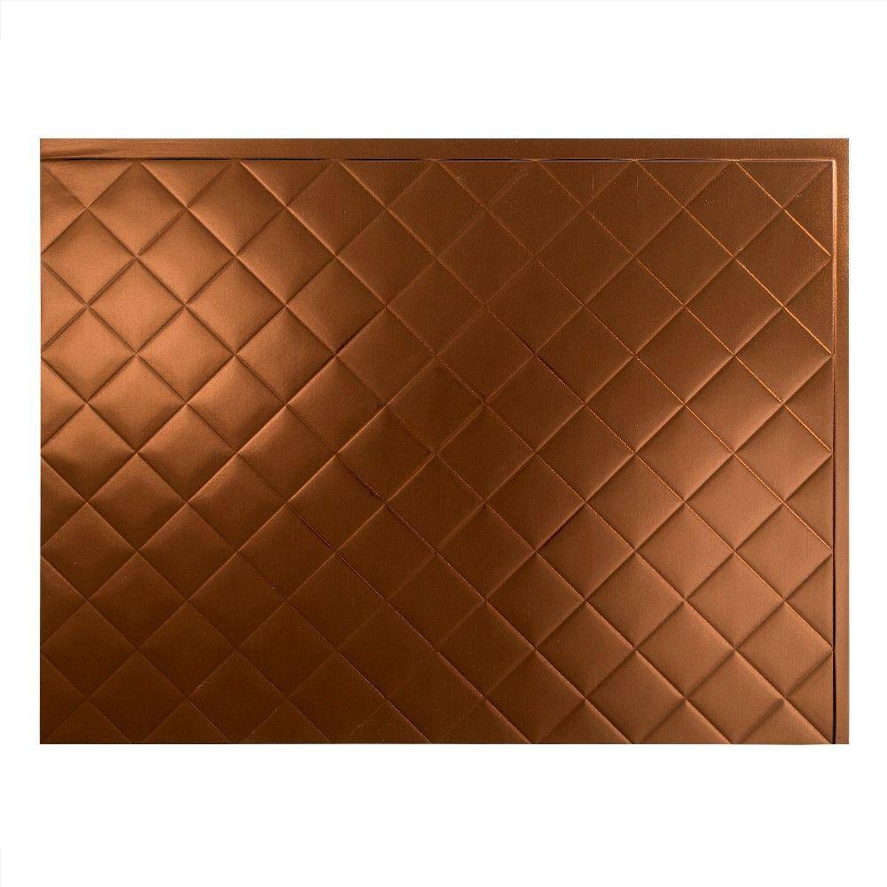 Quilted Oil-Rubbed Bronze Backsplash Kit Z8202