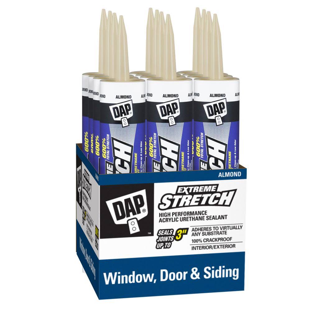 10.1 oz. Almond Crackproof Elastomeric Sealant (12-Pack) E855938
