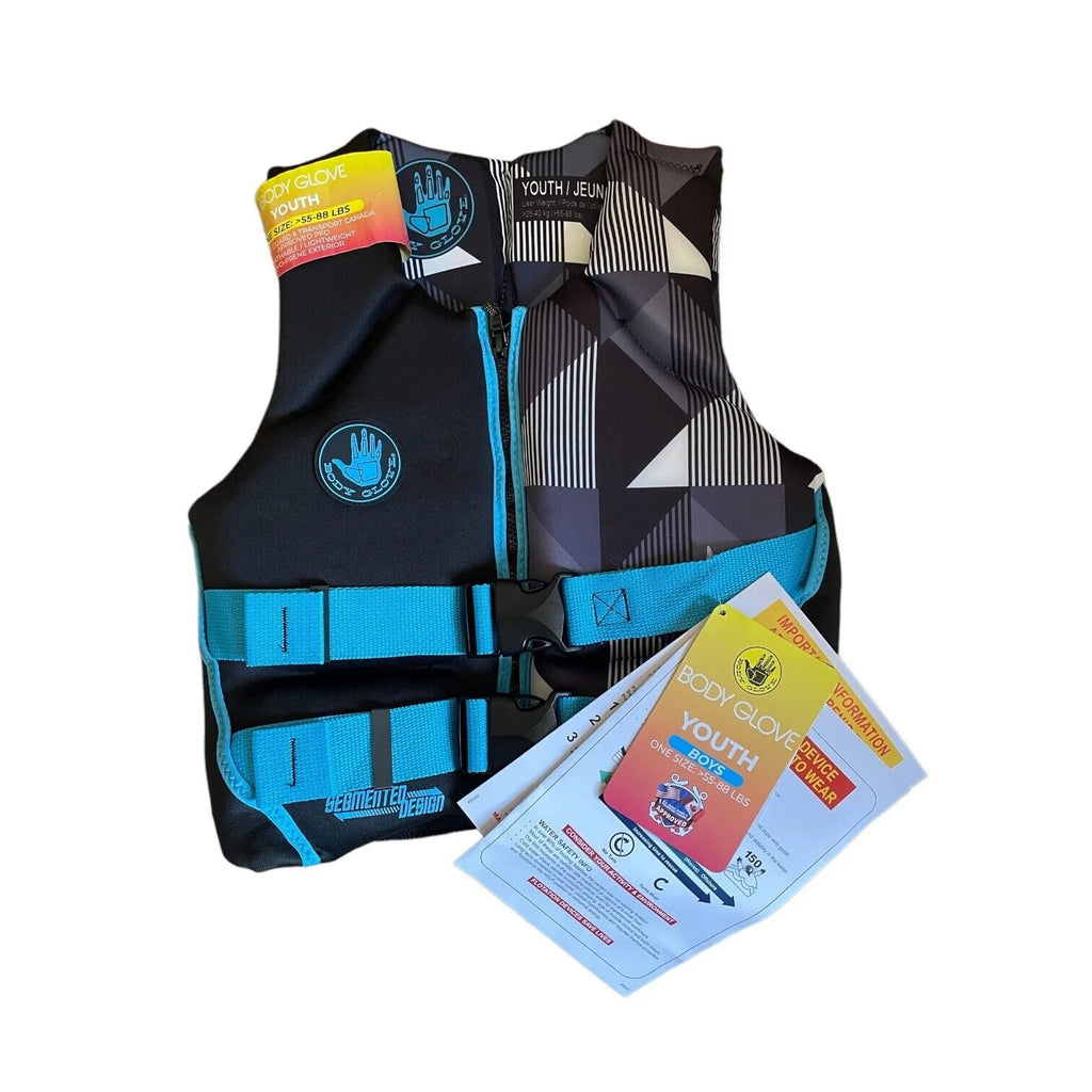 Gray Abstract Youth Life Jacket Y855753