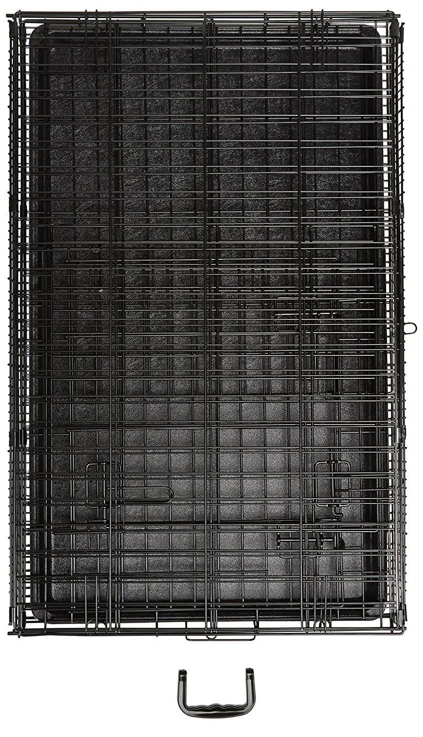 36 inch 2-Door Black Dog Crate K10178