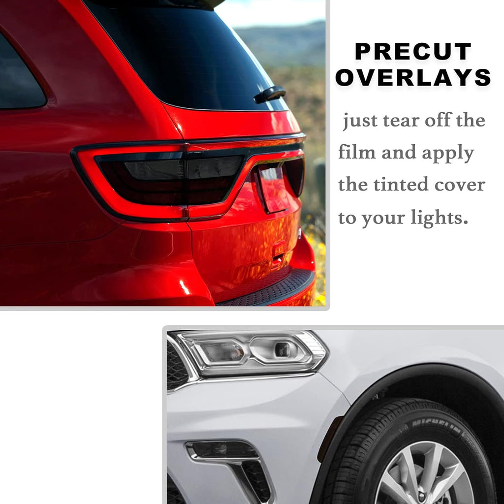 Gloss Dark Smoke Precut Vinyl Overlay Tint Kit Film Z90874