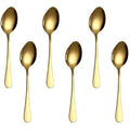 Gold Plated Stainless Steel Coffee Spoon F12119