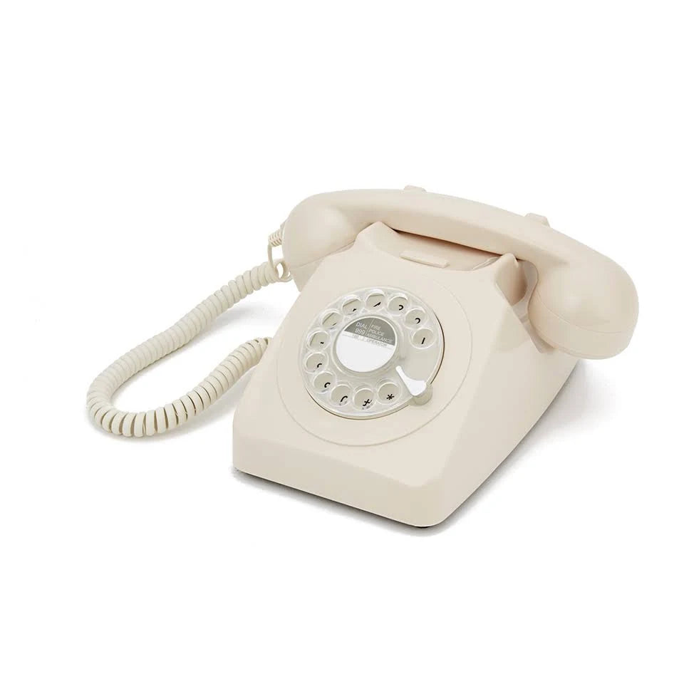 Ivory White Rotary Dial Telephone U576699