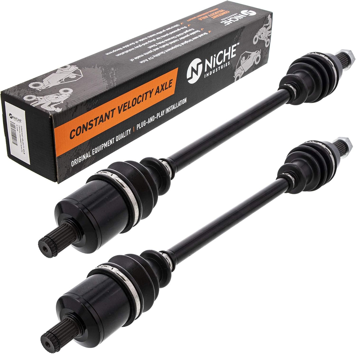 Complete Front and Rear CV Axle Driveshaft Assembly Kit for Polaris RZR 4 / S 800 P417827