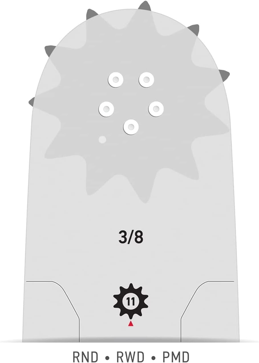 24/25 Inch Laminated Chainsaw Guide Bar Saw Chain Combo 3/8 Pitch 0.063 Chain Gauge 84DL Pack of 2 V927